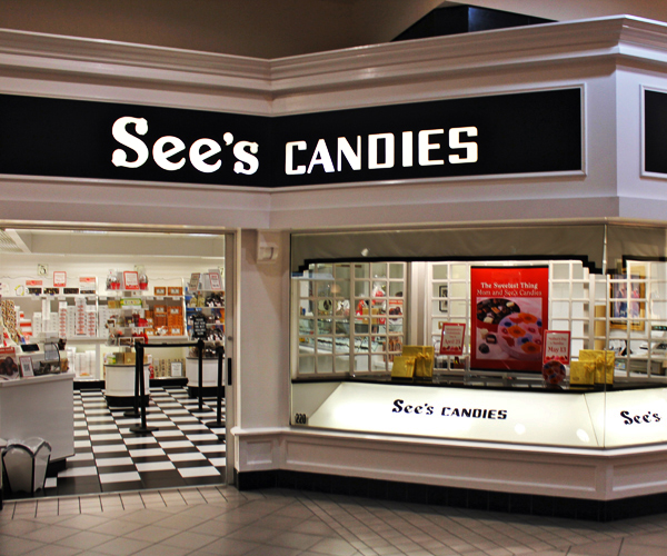 See's Candies is my favorite sweetshop when I was living in San Diego. The store in the photo is in Burbank, CA.